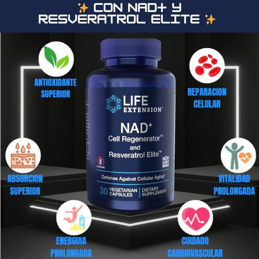 NAD+ Cell Regenerator™ and Resveratrol